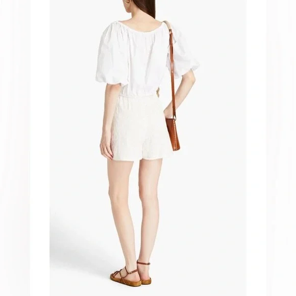 SMALL NWT Rag & BoneWomen's White April Broderie Anglaise Cotton Shorts $279